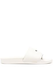 MSGM logo-print sliders - Neutrals