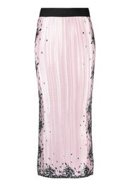 MSGM sequin-design pencil skirt - Pink