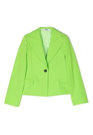 MSGM Kids single-breasted blazer - Green