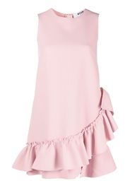 MSGM ruffled-trim sleeveless mini dress - Pink