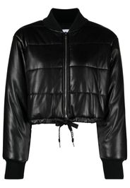 MSGM high-shine puffer jacket - Black