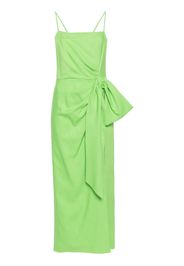 MSGM gathered-detail maxi dress - Green