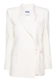 MSGM virgin wool blazer - Neutrals