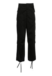 MSGM cotton cargo trousers - Black