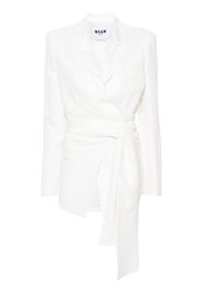 MSGM bow-detail blazer - White