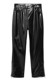 MSGM drop-crotch tapered trousers - Black