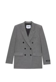 MSGM double-breasted blazer - Grey