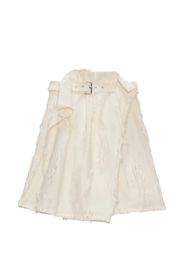 MSGM belted asymmetrci skirt - Neutrals