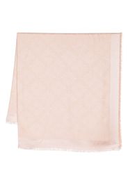 Mulberry Mulberry Tree Square monogram-pattern scarf - Pink
