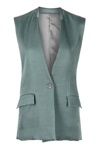 Muller Of Yoshiokubo V-neck sleeveless gilet - Green