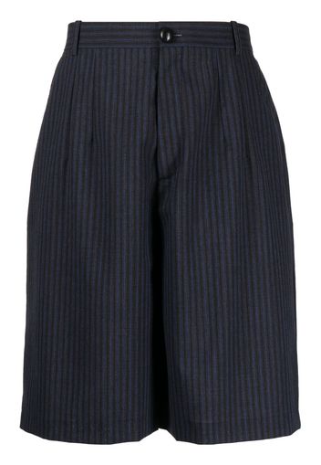 Namacheko wide-leg striped tailored shorts - Blue