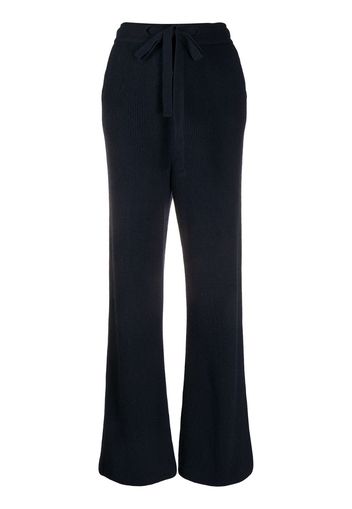 ribbed knit trousers