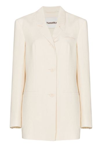 NANUSHKA single-breasted blazer - Neutrals