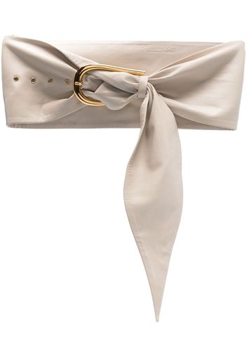 Nanushka Dae drape-detail belt - Neutrals