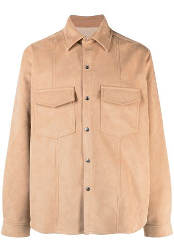 Nanushka long-sleeve button-fastening shirt - Neutrals