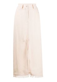 decorative pocket maxi skirt