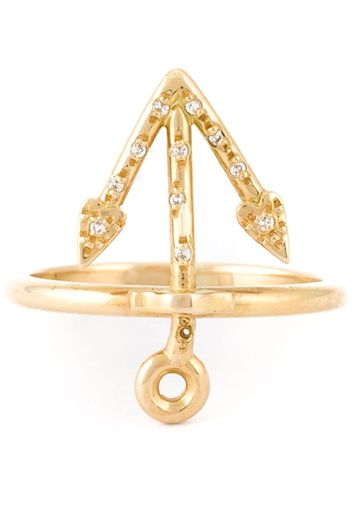 Natasha Zinko mini anchor ring - Metallic