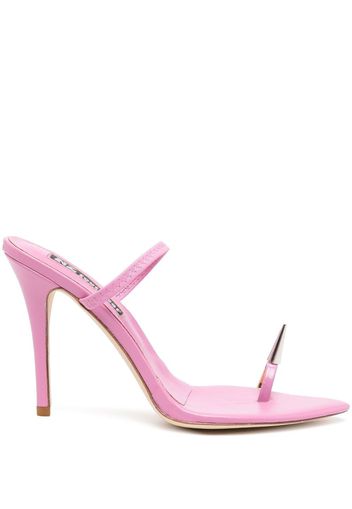 Natasha Zinko spike-toe heeled sandals - Pink