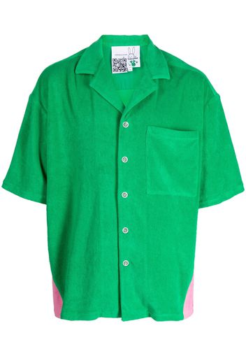 Natasha Zinko Terry Bunny cotton shirt - Green