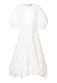 Natasha Zinko eyelet detail dress - White