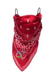 bandana print face mask