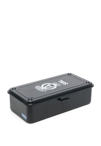 Neighborhood logo-print tool box - Black