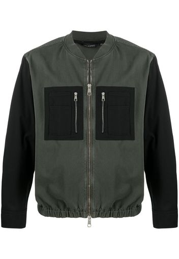 contrast pocket bomber jacket