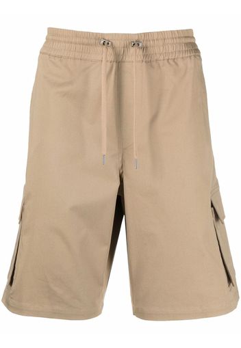 Neil Barrett cargo-pocket knee-length shorts - Neutrals