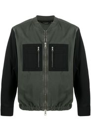 contrast pocket bomber jacket