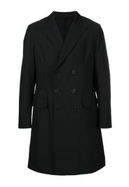 Neil Barrett double-breasted midi coat - Black