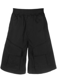 Neil Barrett elasticated-waistband bermuda shorts - Black