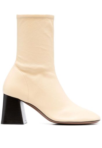 NEOUS sock-style leather boots - Neutrals