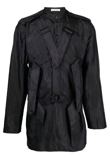 Nicolas Andreas Taralis strap detail shirt - Black