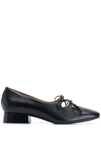 Isabel tie-strap pumps