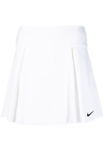 Nike logo-print sport mini skirt - White