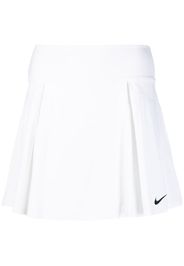 Nike logo-print sport mini skirt - White