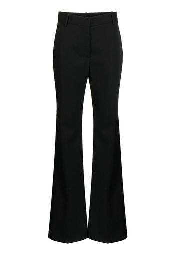 Nili Lotan Corette virgin-wool flared trousers - Black