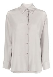 Nili Lotan silk long-sleeve shirt - Grey