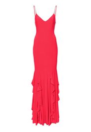 NISSA crystal-embellished maxi dress - Red