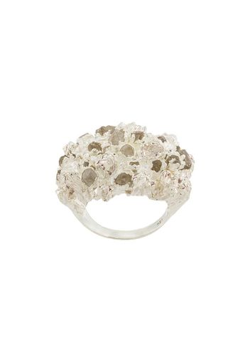 quartz-embellished ring