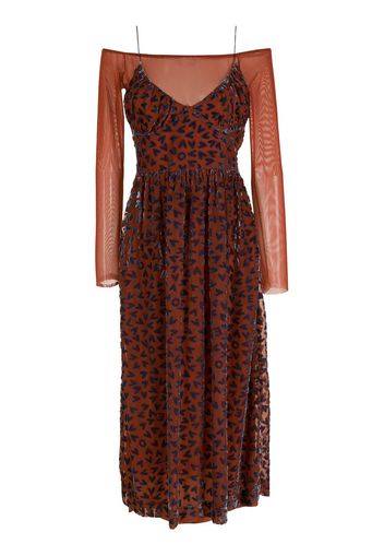 Download Nk Nk Print Layered Midi Dress Brown 7south