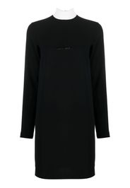 Nº21 scarf-detail two-tone minidress - Black