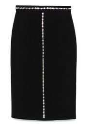 Nº21 glass crystal-detail mini skirt - Black