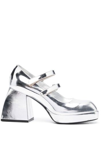 Nodaleto Bulla Babies 85mm pumps - Silver