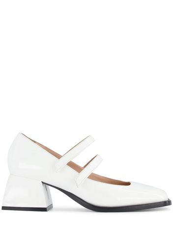 Nodaleto Bacara patent mary-jane shoes - White