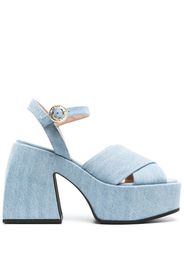 Nodaleto Bulla Joni Denim Sandals - Blue