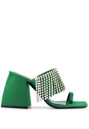 Nodaleto Bulla Preston 90mm mules - Green