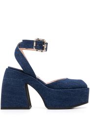 Nodaleto Bulla Sofia platform pumps - Blue