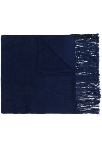 NORLHA fringed-edge scarf - Blue