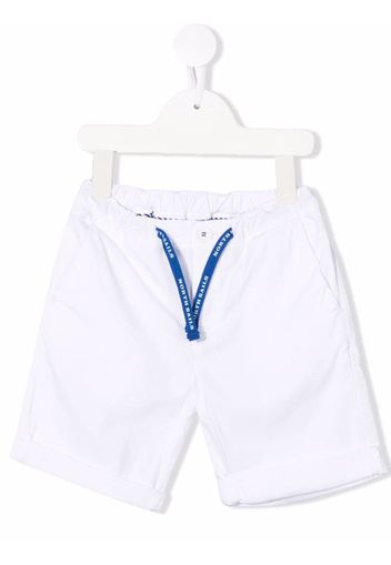 North Sails Kids logo drawstring shorts - White